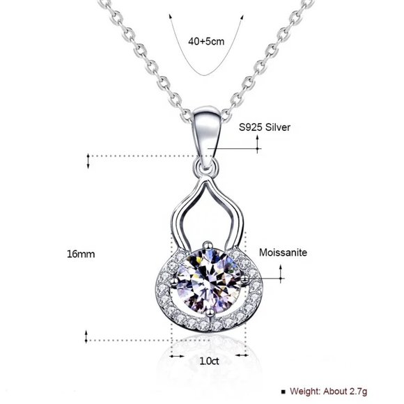 1ct. t.w. Diamond Pear Shape Necklace - Picture 5 of 13